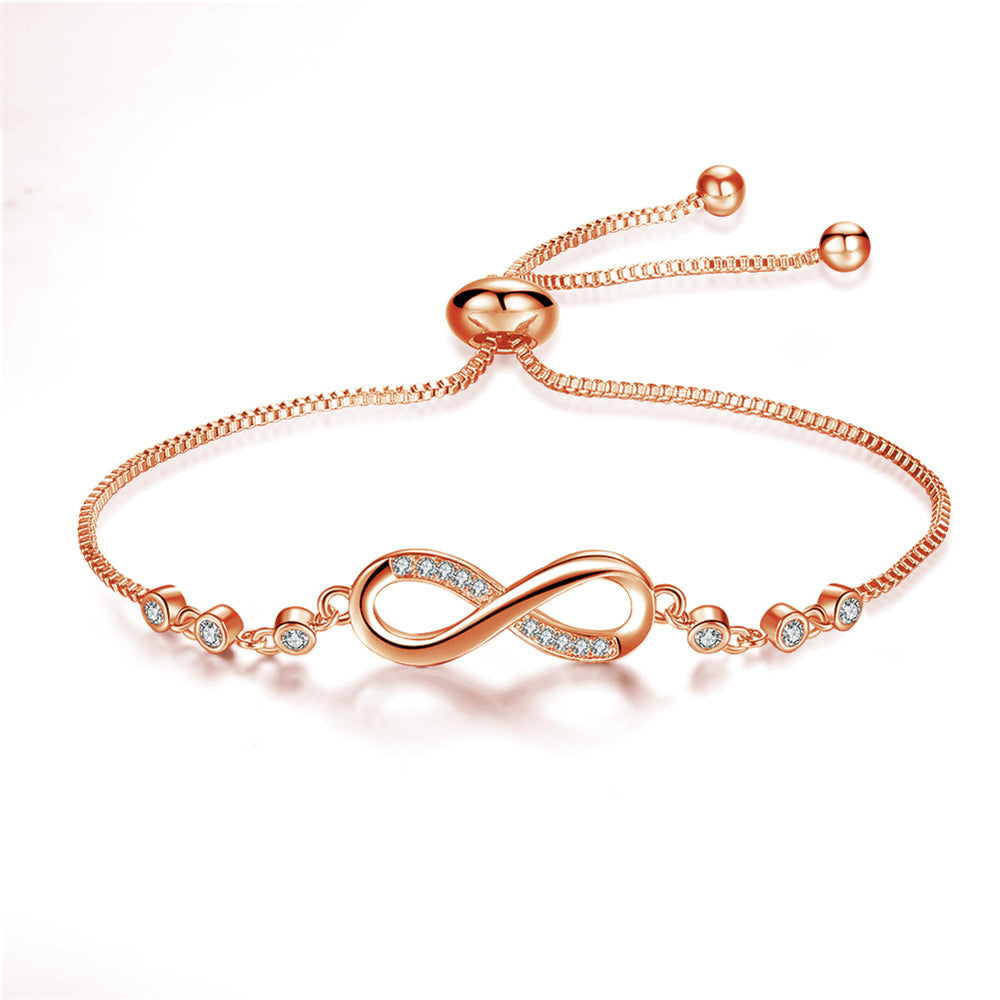 Bracelet Argent Adjustable Infini - Élégance et Style à Votre Poignet