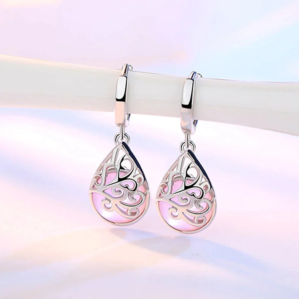 Éblouissantes Boucles d'Oreilles Arbre de Vie en Argent Sterling 925