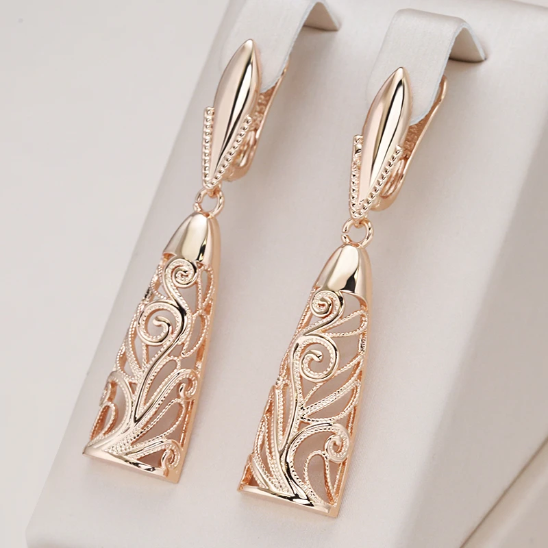 Boucles d'oreilles Églantine Tombante en Ivy