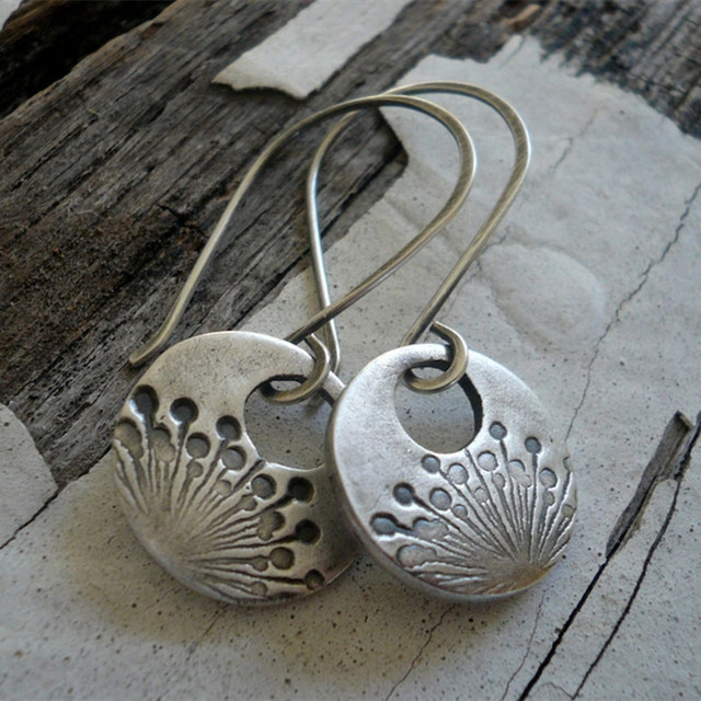 Éblouissantes Boucles d'Oreilles Vintage en Argent