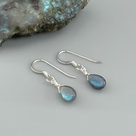 Boucles d'oreilles Vintage en forme de Goutte d'Eau élégantes
