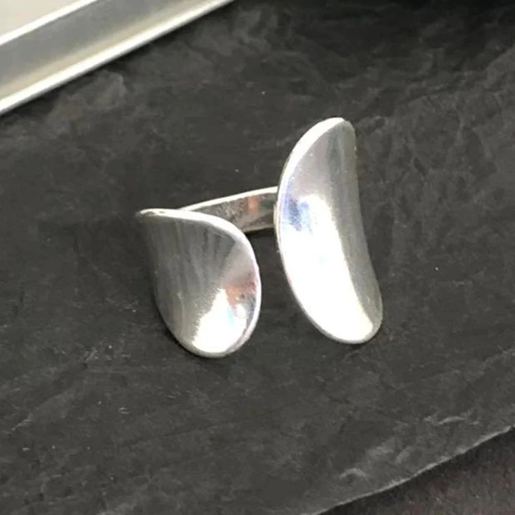 Élégante Bague Vintage en Argent Plaqué