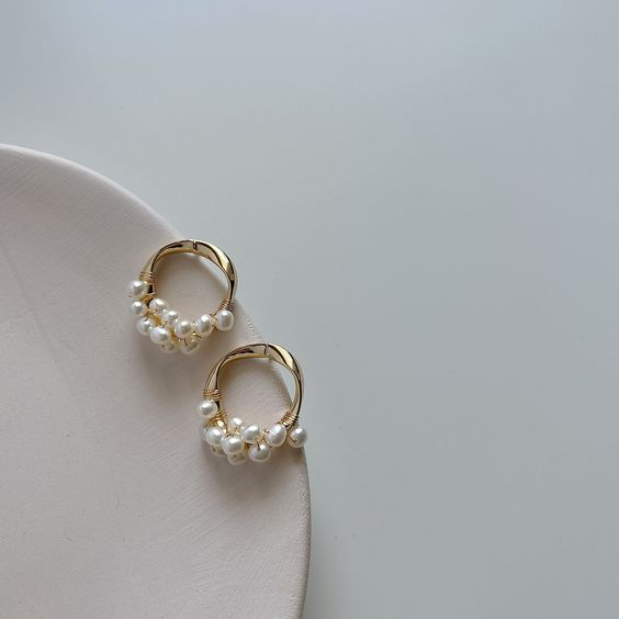 Boucles d'oreilles en perles raffinées pour un style éclatant