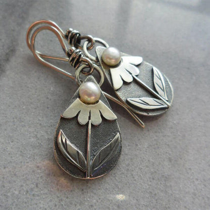 Boucles d'Oreilles Élégantes Fleur de Larme