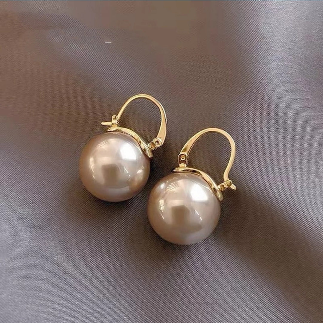 Éblouissantes Boucles d'Oreilles en Perles d'Or