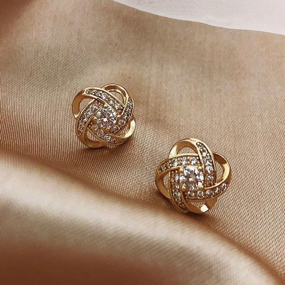 Boucles d'oreilles Élégance Sphérique Scintillante