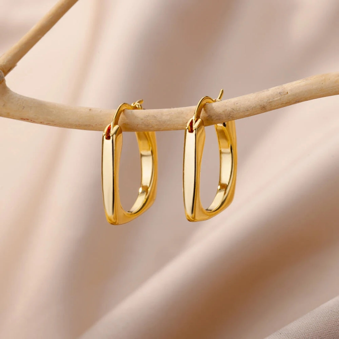 Éblouissantes Boucles d'oreilles en Or Exquis
