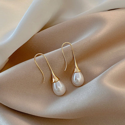 Éblouissantes Boucles d'Oreilles en Perles d'Or et d'Argent