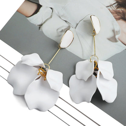 Boucles d'oreilles Éblouissantes en Pétales Colorés