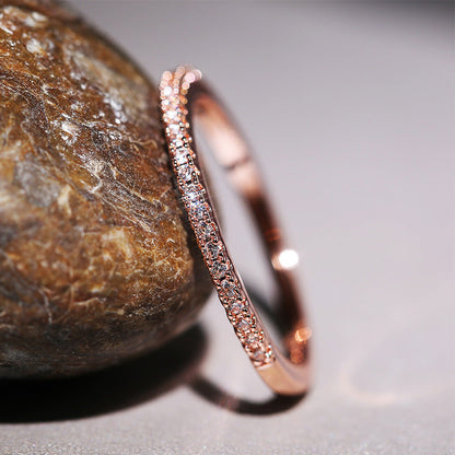 Éblouissante Bague en Or et Argent ornée de Zirconium scintillant