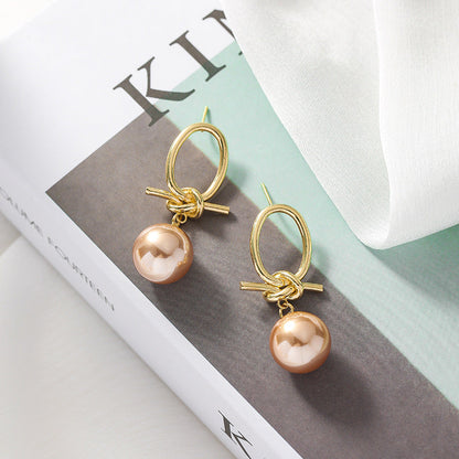 Éblouissantes Boucles d'oreilles en Or avec Perles Exotiques