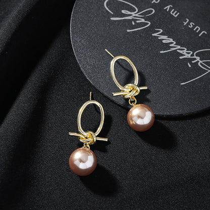 Éblouissantes Boucles d'oreilles en Or avec Perles Exotiques