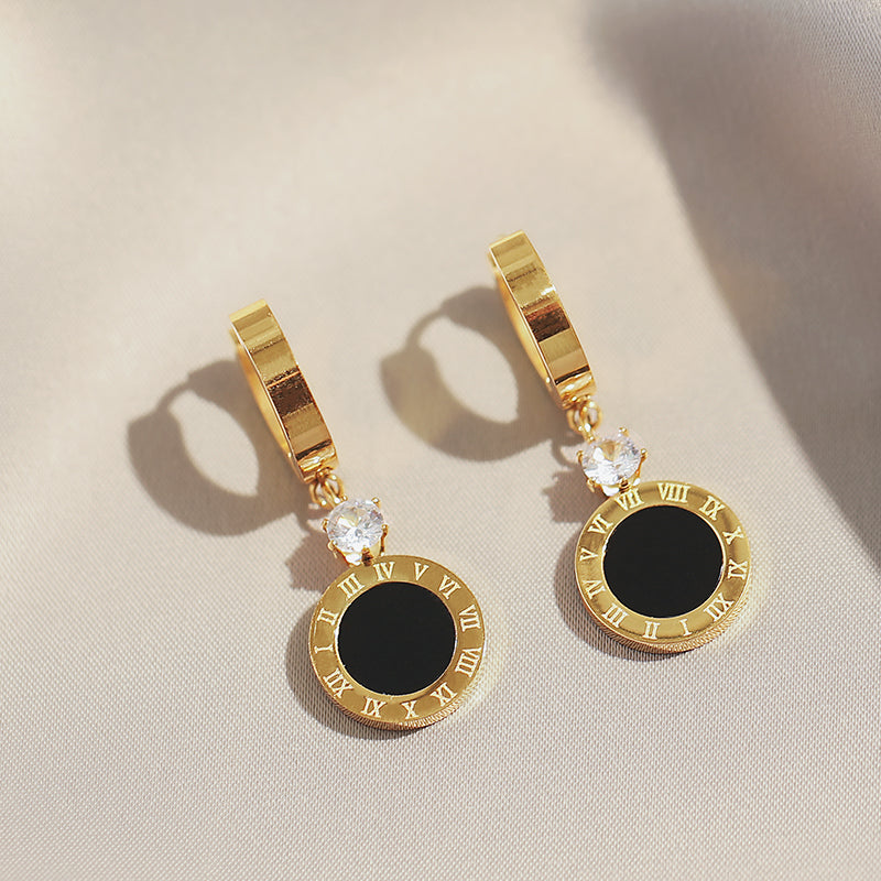 Éblouissantes Boucles d'Oreilles Romaines en Or