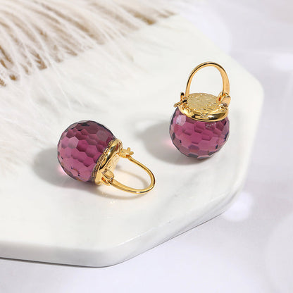 Éblouissantes Boucles d'oreilles en Cristal