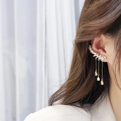 Élégantes Boucles d'Oreilles Pendantes en Cristal