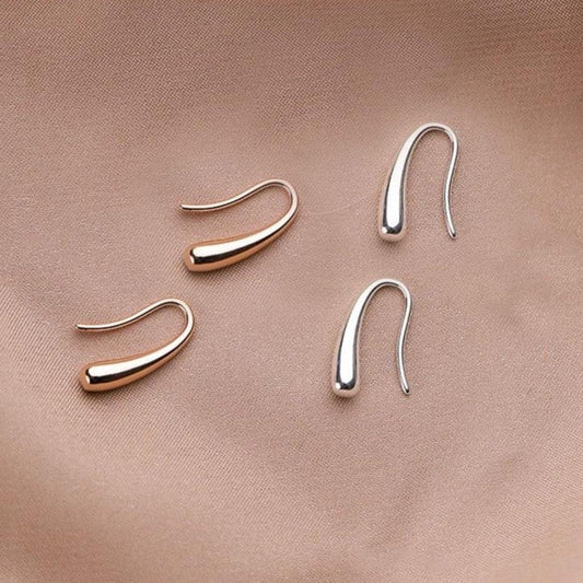 Boucles d'oreilles en or Francesca - Élégantes gouttes d'eau scintillantes