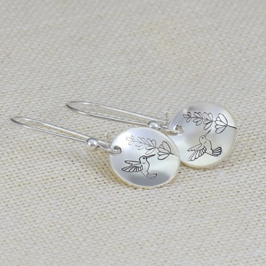 Boucles d'oreilles Rétro Élégance Birdie