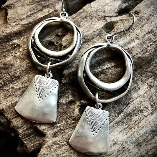 Éblouissantes Boucles d'oreilles Vintage en Argent