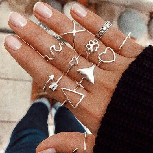 Élégantes Bagues Vintage en Argent