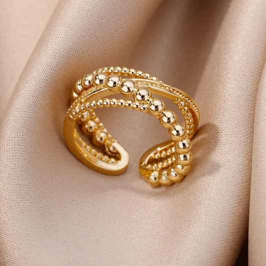 Bague en or raffinée et élégante