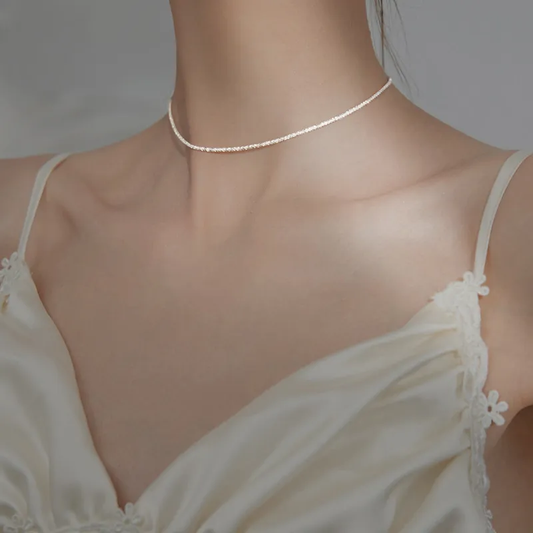 Collier de perles raffinées et éclatantes