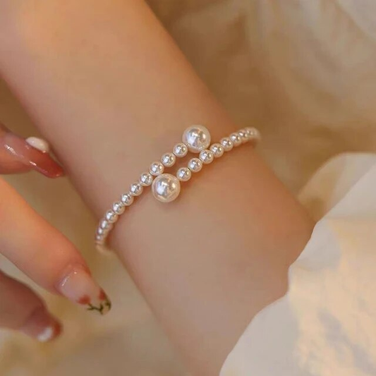 Bracelet Chic en Perles Ouvertes