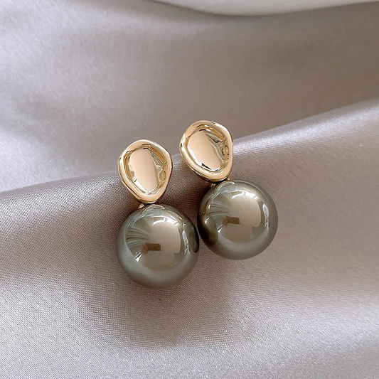 Élégantes boucles d'oreilles en perles aux teintes éclatantes