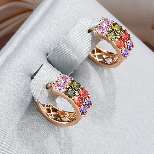 Éclatantes et chics : Boucles d'oreilles colorées pour un style éclatant