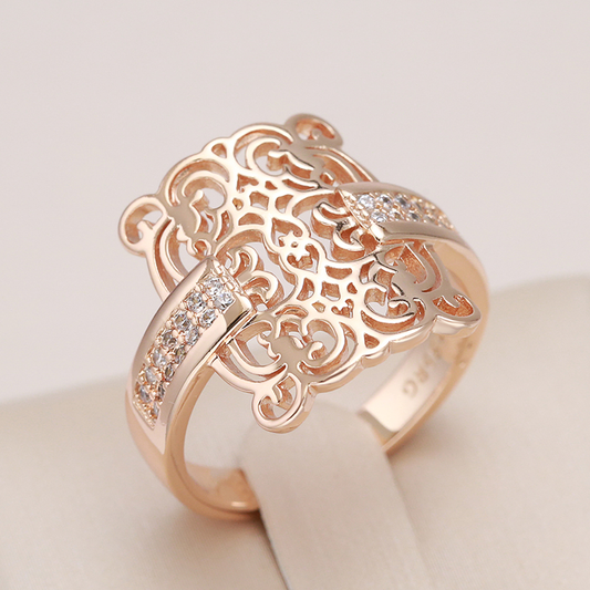 Bague Chic en Or Inspirée du Lierre